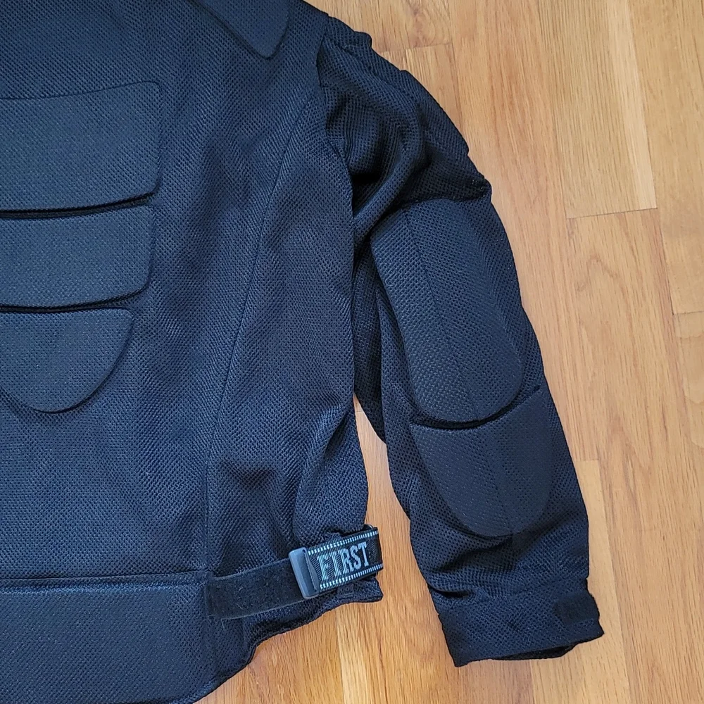 First Racing Motorcycle Jacket, Black, Size Large - Picture 11 of 11